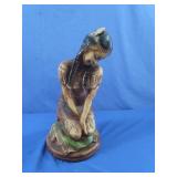Vintage Chalkware Native American Figure
