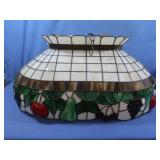 Tiffany-Style Stained Glass Chandelier 30x20x13"H