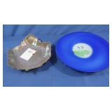 Vintage Murano Style Art Glass Bowl&Murano Italy