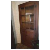 Wooden Corner Cabinet-32x15x72"H(modern)