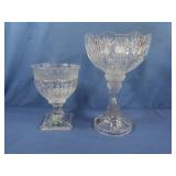 Vintage Godinger Shannon Crystal Pedestal Bowls