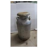 Vintage Metal Milk Can 24.5"H