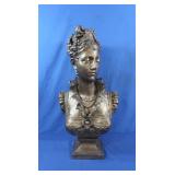 Woman Bust(Gold-Toned) Statue