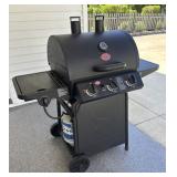 Char Broil Grill w/Side Burner,Cover, Propane Tank