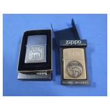 2 Zippo Lighters