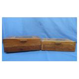 Wooden Boxes/Chests w/inside Mirrors