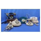Variety of Vintage Telephones