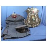 Vintage Military-Style Jacket&Hat used by