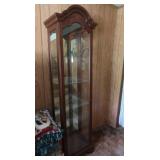 Lighted Curio Cabinet-18x12x74"H