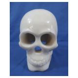 Hand-carved White Jade Crystal Skull Sculpture