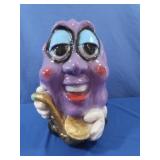 Vintage California Raisin Ceramic Coin Bank
