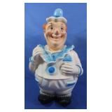 Vintage Chalkware Carnival Prize Clown Coin Bank