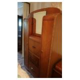 MEM Vanity/Wardrobe-40x20x66"&Dresser 48x21x69"