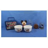 Vintage Mickey Mouse Lunch Box,Vintage Mickey