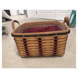 Large Longaberger Patriotic Basket w/Protector