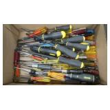 Variety of screwdrivers incl Stanley