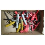 T-Handle hex key screwdrivers, some Craftsman