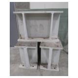 3 Heavy Metal CNC Machining Blocks 34x16x21'