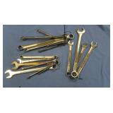Double close-ended & combination wrenches,