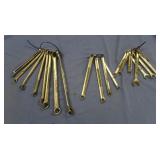 Craftsman double close-ended wrenches, various