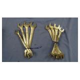 Craftsman double open-ended wrenches, various