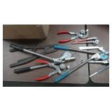 Heavy duty tubing bender, heavy duty ratcheting
