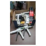 Super 77 spray adhesive, sm caulking guns,