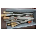 Assortment of metal files