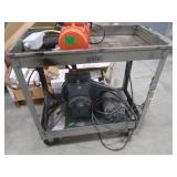 Metal rolling cart 34x17x32' *No Contents*