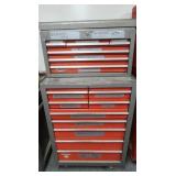 Craftsman 6 drawer top, 9 drawer bottom tool box