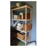 Plastic Shelf Unit 35x17x72'