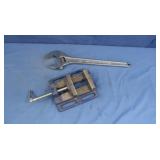 Craftsman Adj. Wrench 18',irwin 4' Cast Iron
