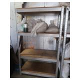 Aluminum Shelf 36x18.25x60'H,no contents