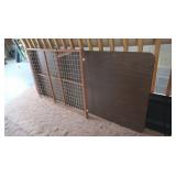 Lg. Table 72x30',Damage on top&Lg. Adjustable
