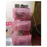 Plastic Storage Drawer Unit 13x13x24.75'