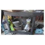 Plastic Wheeled Cart 39x17.75x33.25'