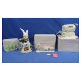 Variety of 'Snowbunny' Easter Decorations