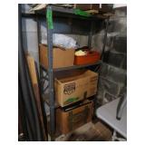 Metal Shelf Unit 29.5x11.5x58.5'H,no contents