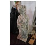 Lg Resin Garden Statue,approx 42'H