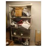 Plastic Shelf Unit 35.5x17.5x71'H,no contents
