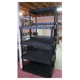 Plastic Shelving Units w/Extra Poles-38x24x55'H&