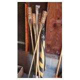 Tiki Torches,Flag Pole-NIP&'Steel Nation' Flag