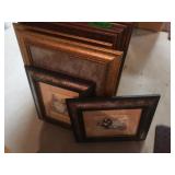 4 Framed Pictures-Largest 21x25'