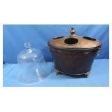 Copper Wine Chiller 16x12x16'H&Lg Glass Display