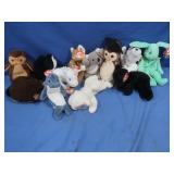 Ass't of TY Beanie Babies-approx 10