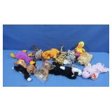 Ass't of TY Beanie Babies-approx 10