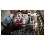 Metal Shelf Unit 35.25x12x69.5'&All
