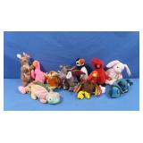 Ass't of TY Beanie Babies-approx 10