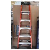 Werner Aluminum Step Ladder,6'