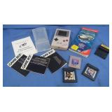 Nintendo Game Boy (DMG-01) w/Cartridges